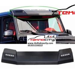 MERCEDES G CLASS W 464 CAM ÜZERİ SPOYLER LEDLİ